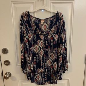 Tribal Print Top from Target. XXL